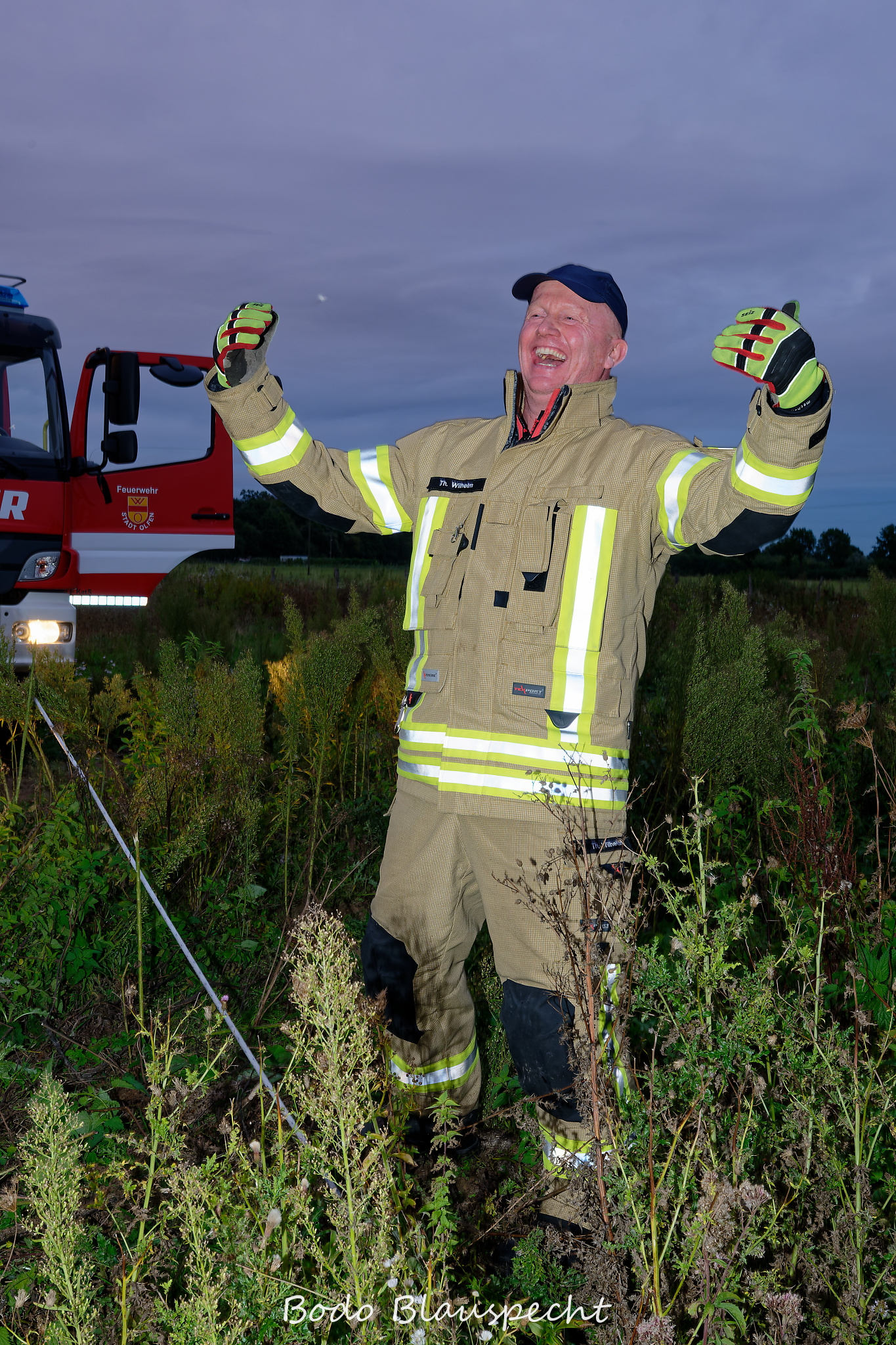 09.17 19.32 152   Feuerwehrübung   Steveraue WEB